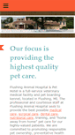 Mobile Screenshot of flushinganimalhospital.com